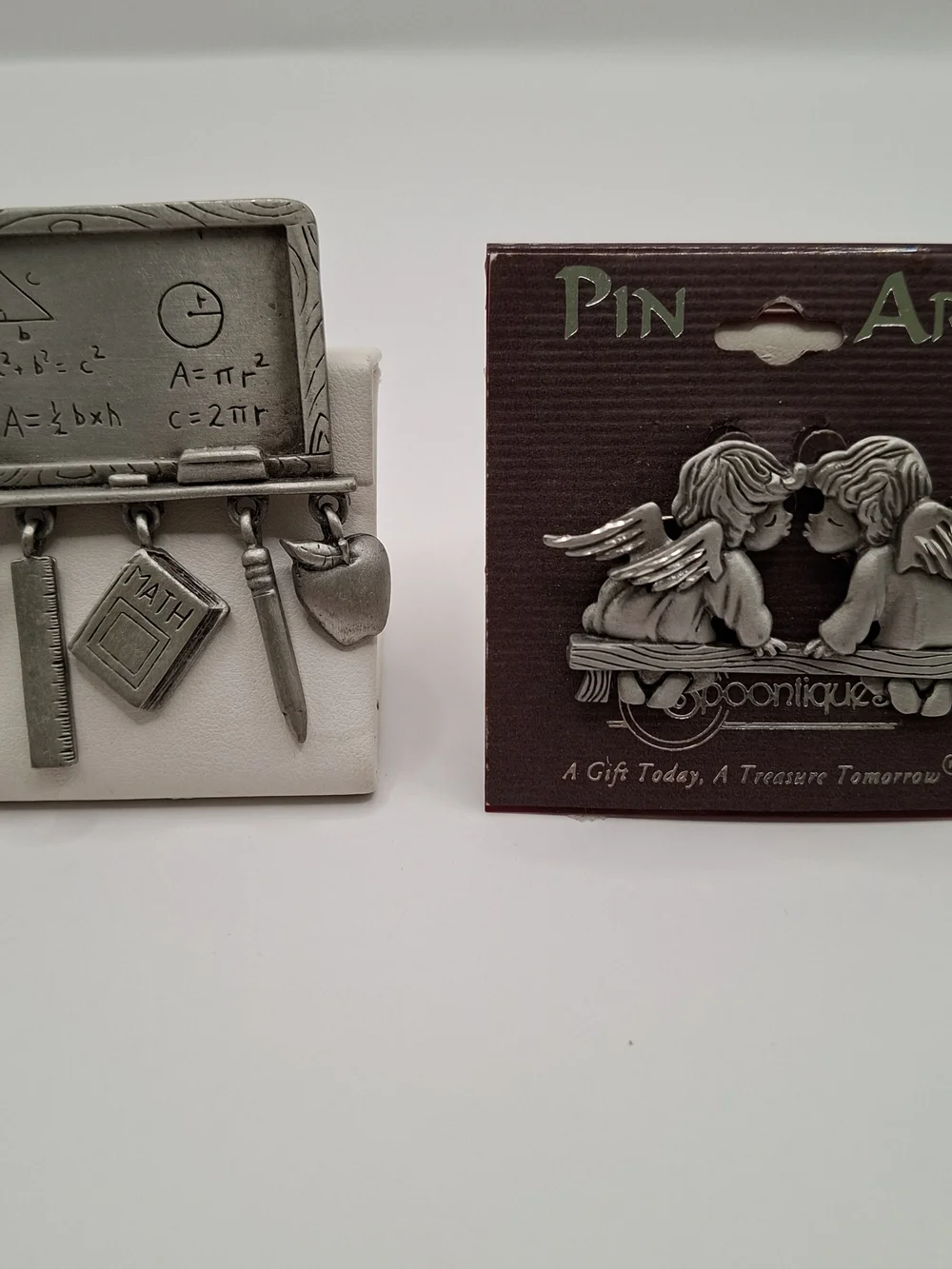 2 Brooches By JJ Teacher Math Pun And 2 Adorable Angels